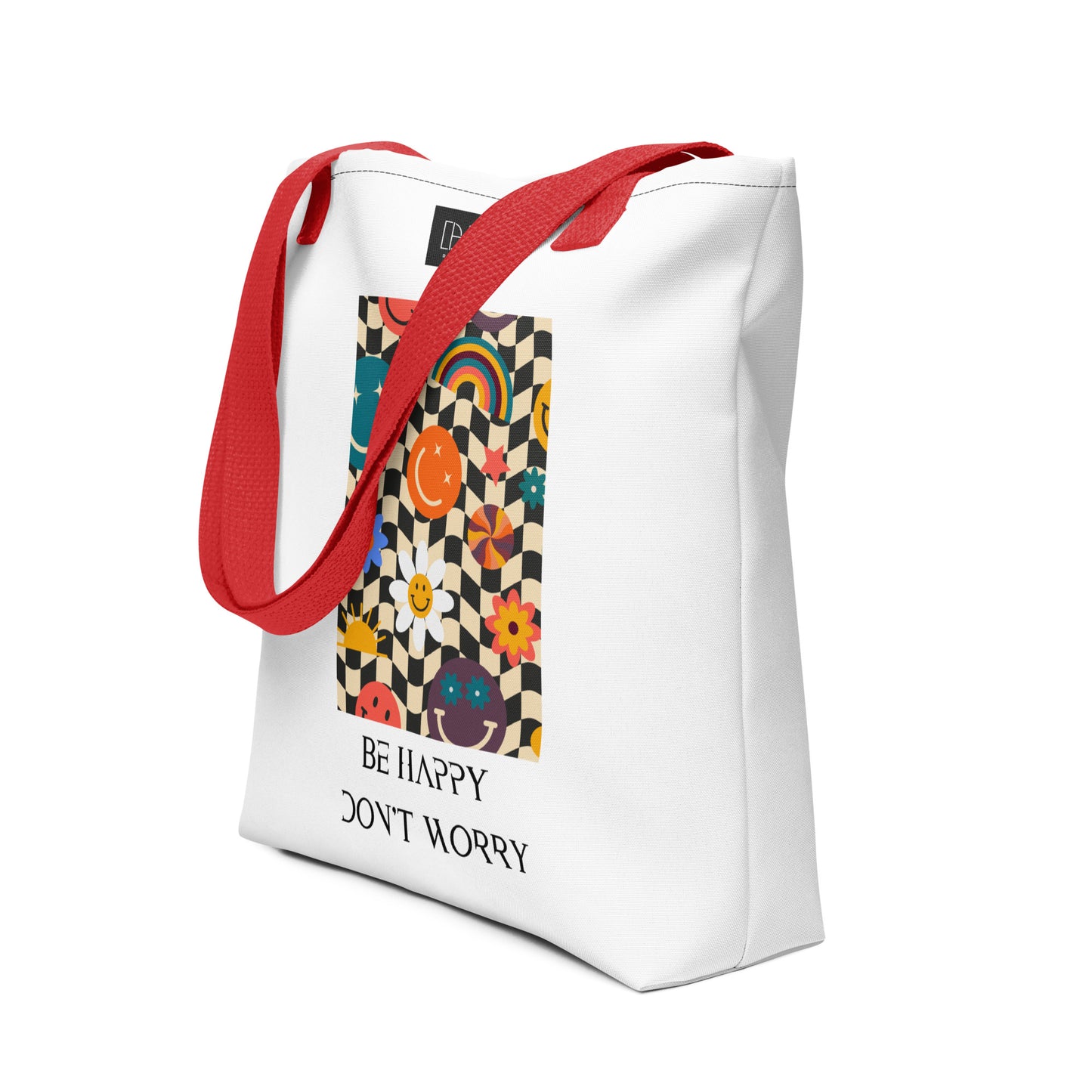 DON'T WORRY BE HAPPY TOTE BAG