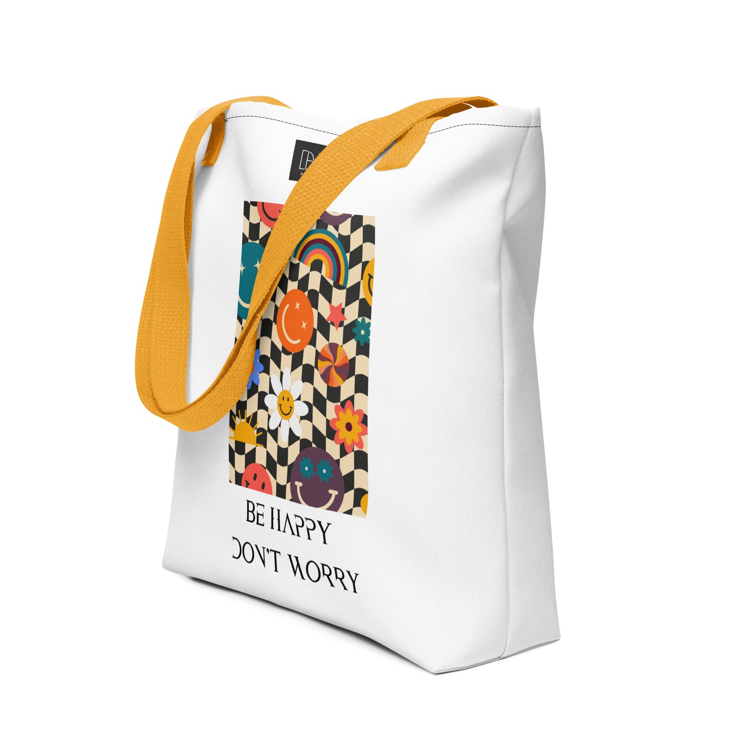 DON'T WORRY BE HAPPY TOTE BAG