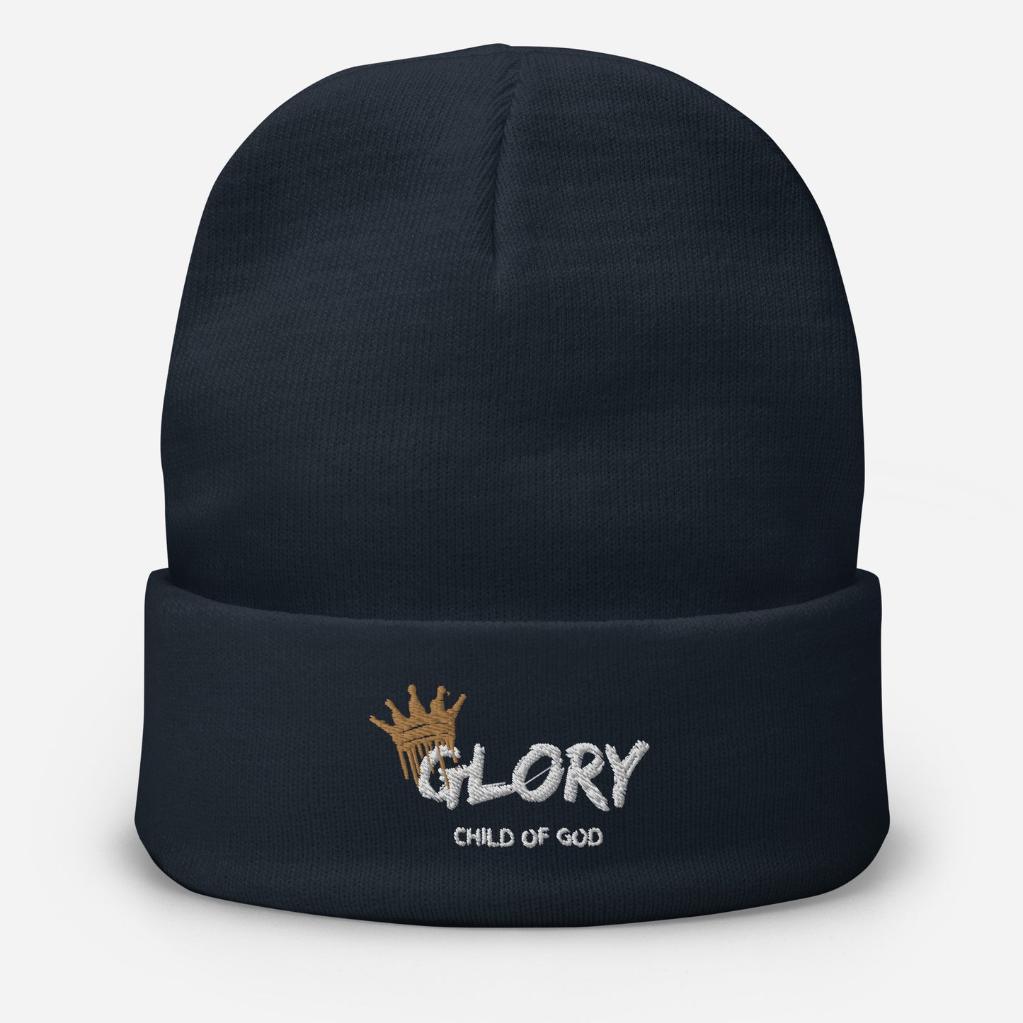 GLORY CHILD OF GOD EMBROIDERED BEANIE