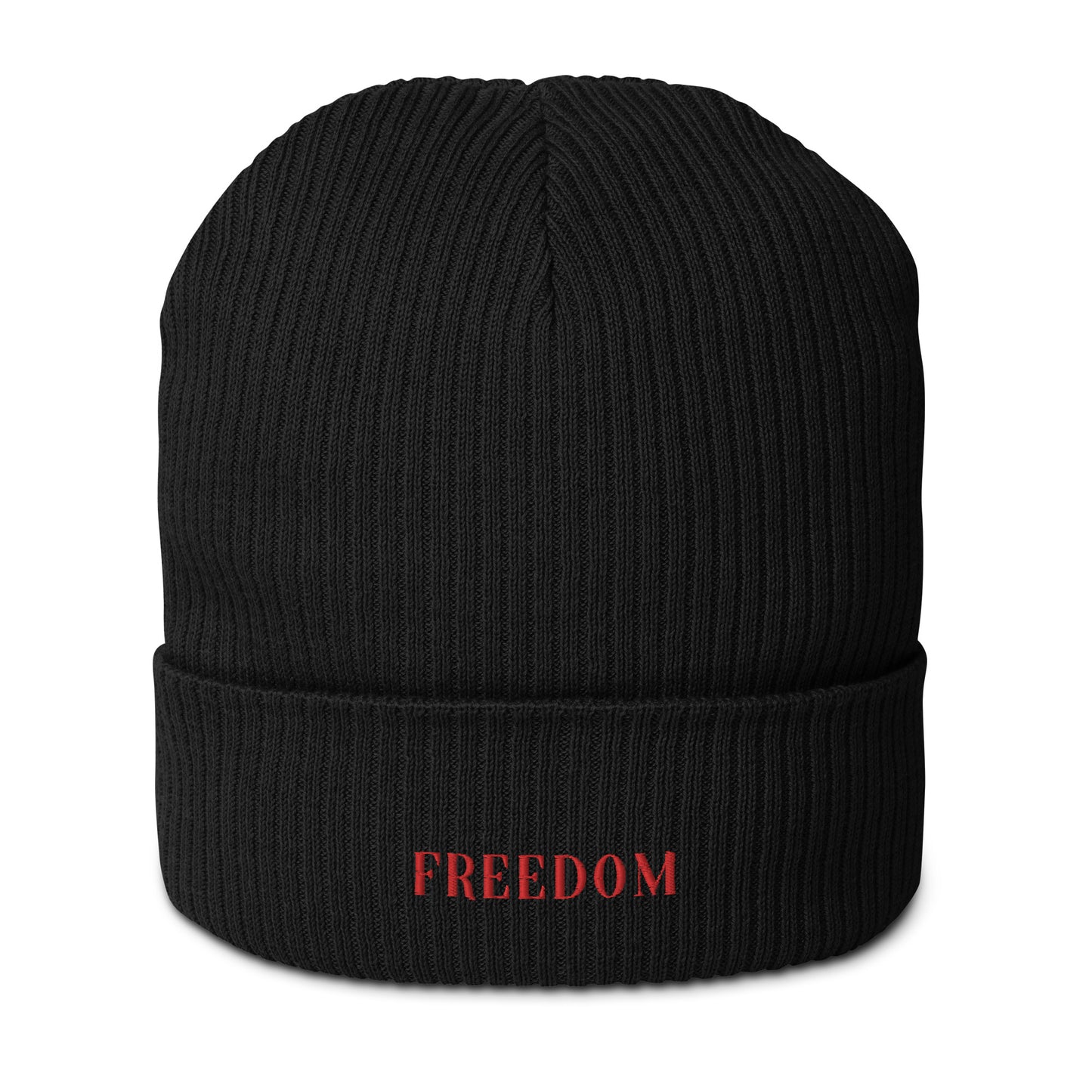 FREEDOM ORGANIC RIBBED BEANIE