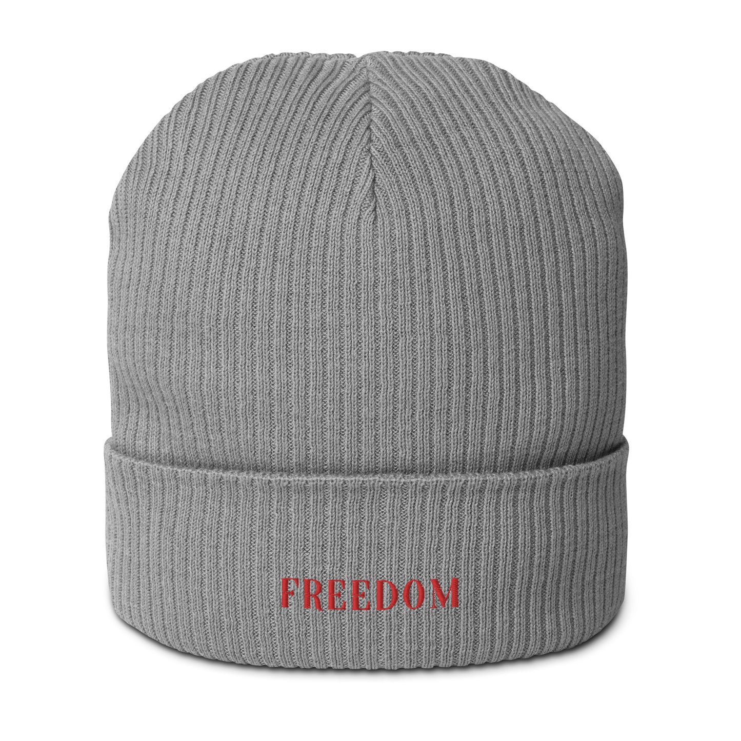 FREEDOM ORGANIC RIBBED BEANIE