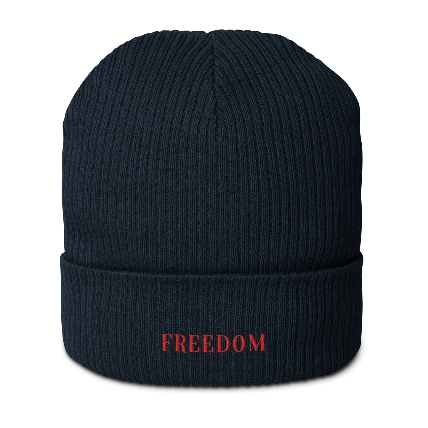 FREEDOM ORGANIC RIBBED BEANIE