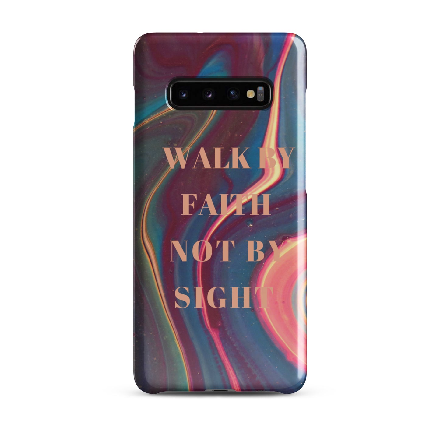 WALK BY FAITH NOT BY SIGHT SNAP CASE FOR SAMSUNG