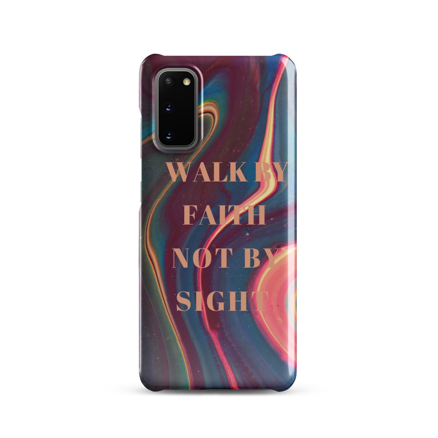 WALK BY FAITH NOT BY SIGHT SNAP CASE FOR SAMSUNG