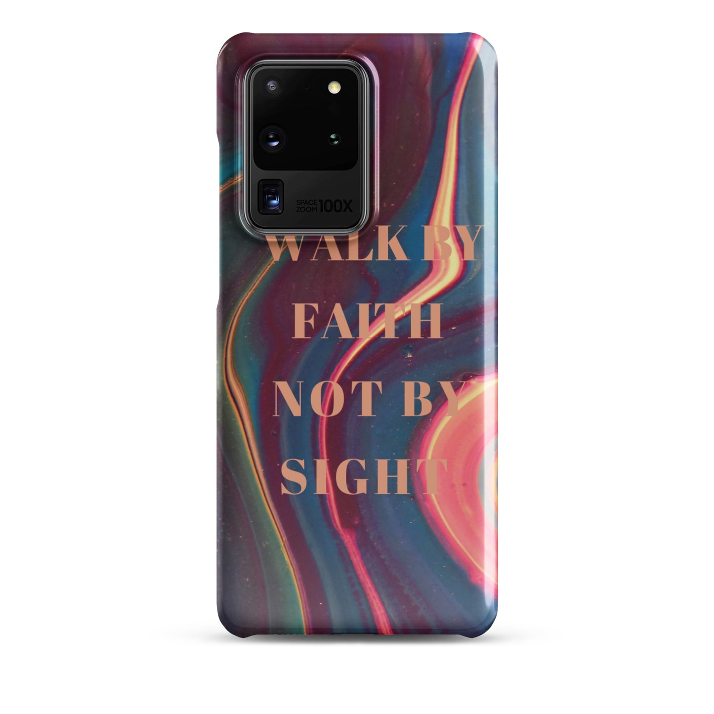 WALK BY FAITH NOT BY SIGHT SNAP CASE FOR SAMSUNG