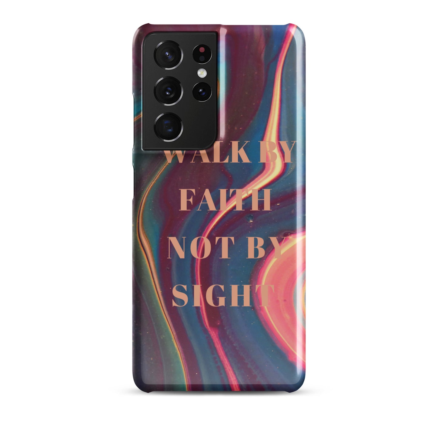 WALK BY FAITH NOT BY SIGHT SNAP CASE FOR SAMSUNG