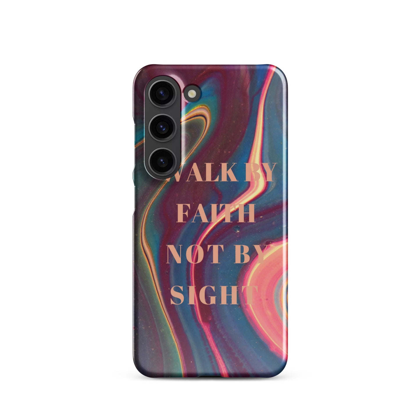 WALK BY FAITH NOT BY SIGHT SNAP CASE FOR SAMSUNG