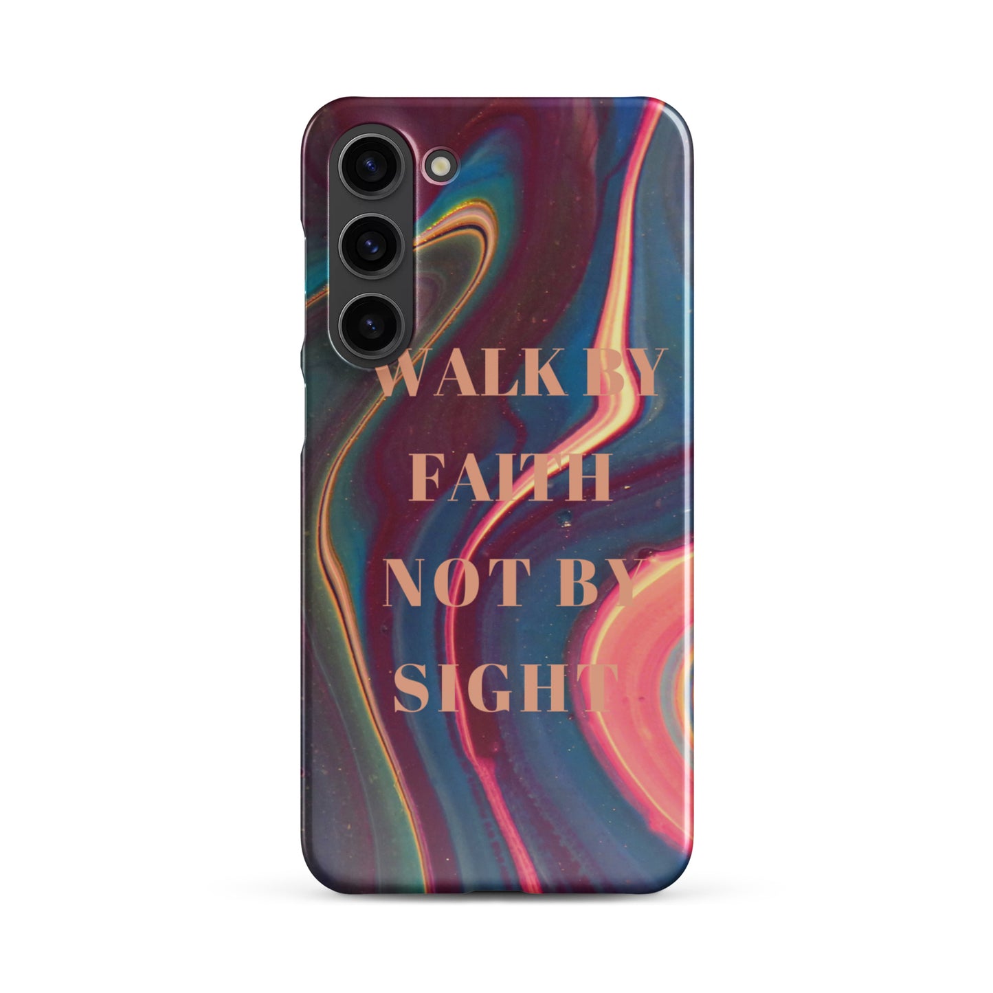 WALK BY FAITH NOT BY SIGHT SNAP CASE FOR SAMSUNG