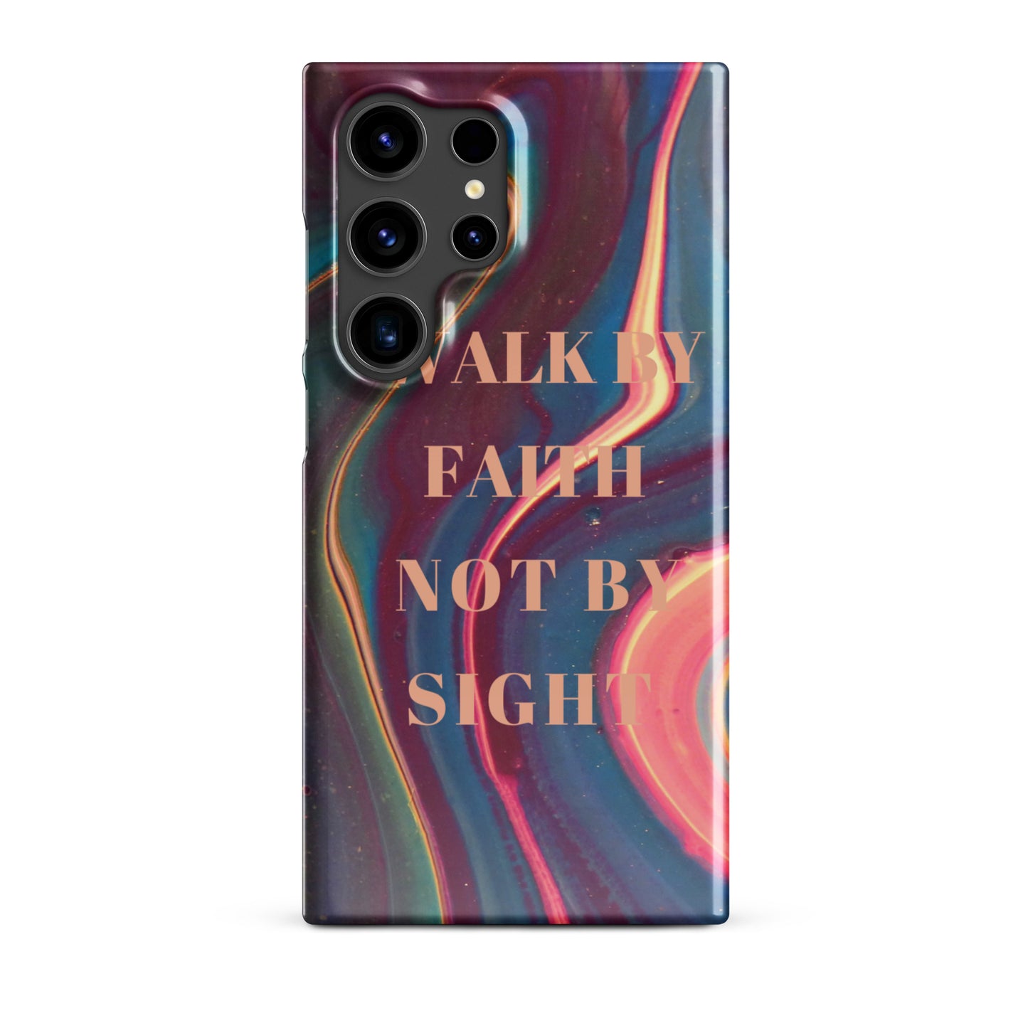 WALK BY FAITH NOT BY SIGHT SNAP CASE FOR SAMSUNG