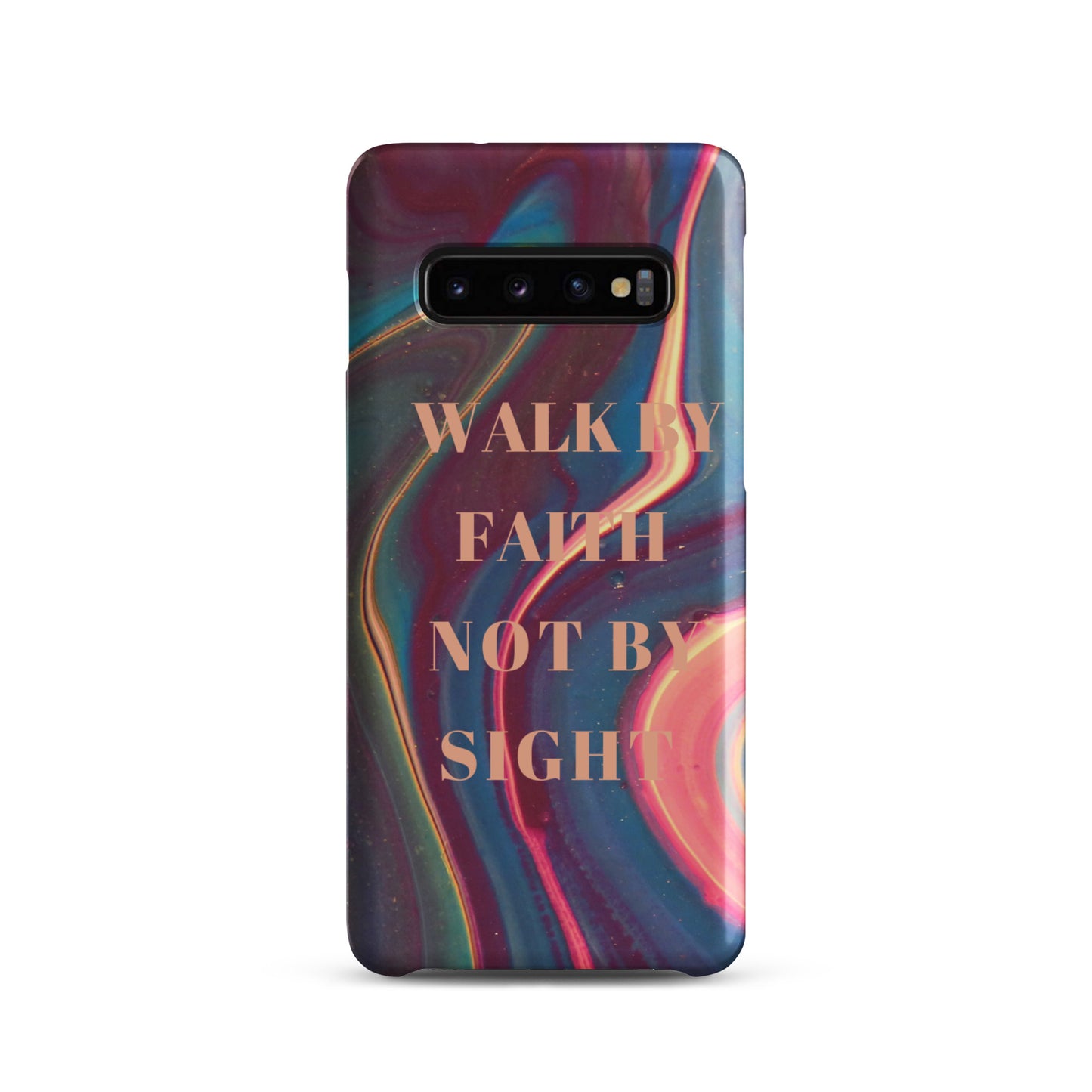 WALK BY FAITH NOT BY SIGHT SNAP CASE FOR SAMSUNG