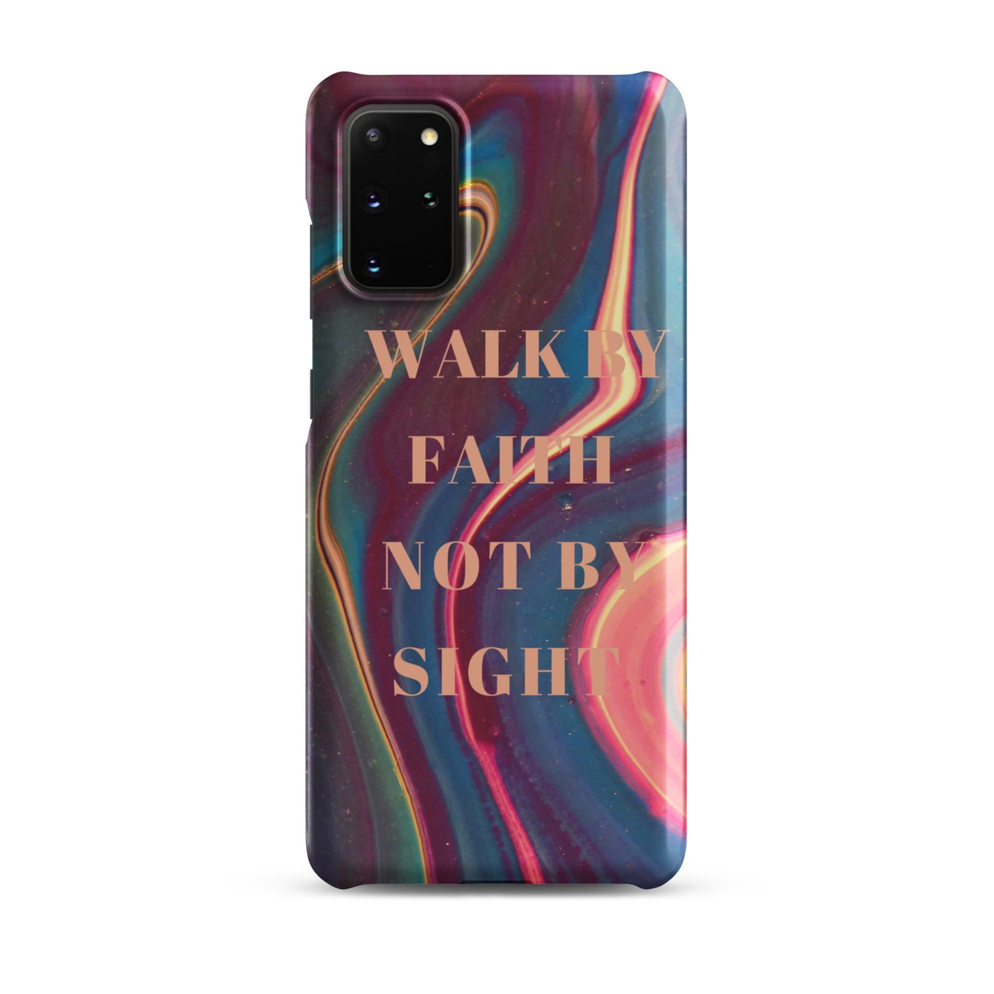 WALK BY FAITH NOT BY SIGHT SNAP CASE FOR SAMSUNG