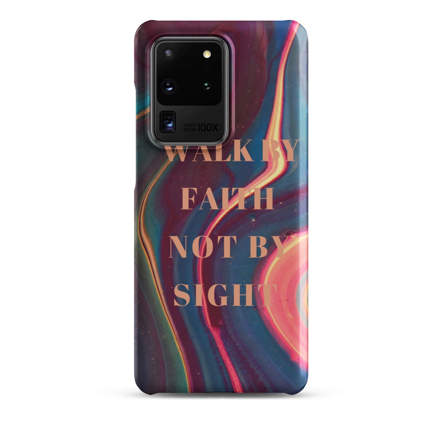 WALK BY FAITH NOT BY SIGHT SNAP CASE FOR SAMSUNG