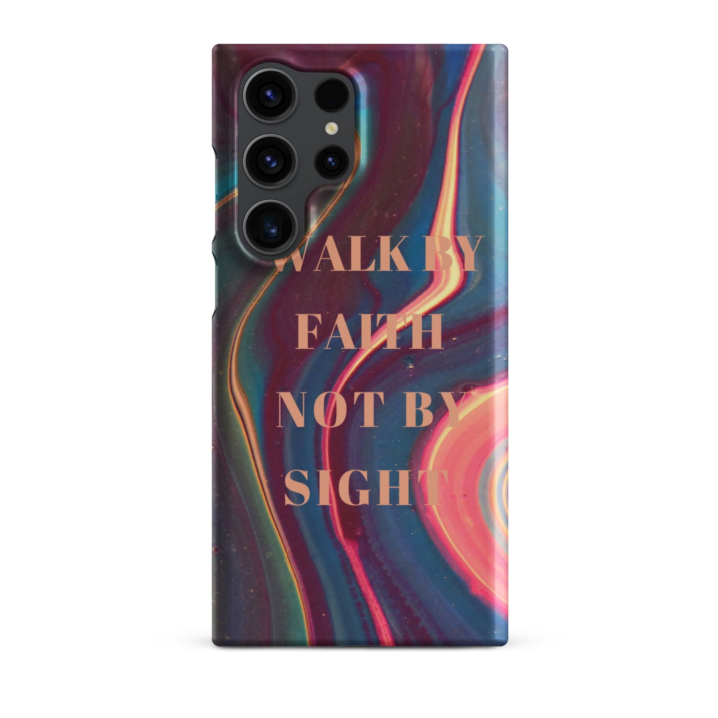 WALK BY FAITH NOT BY SIGHT SNAP CASE FOR SAMSUNG