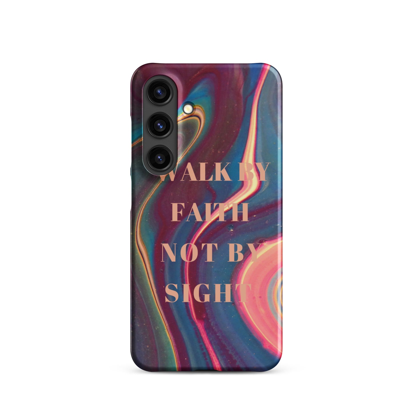 WALK BY FAITH NOT BY SIGHT SNAP CASE FOR SAMSUNG