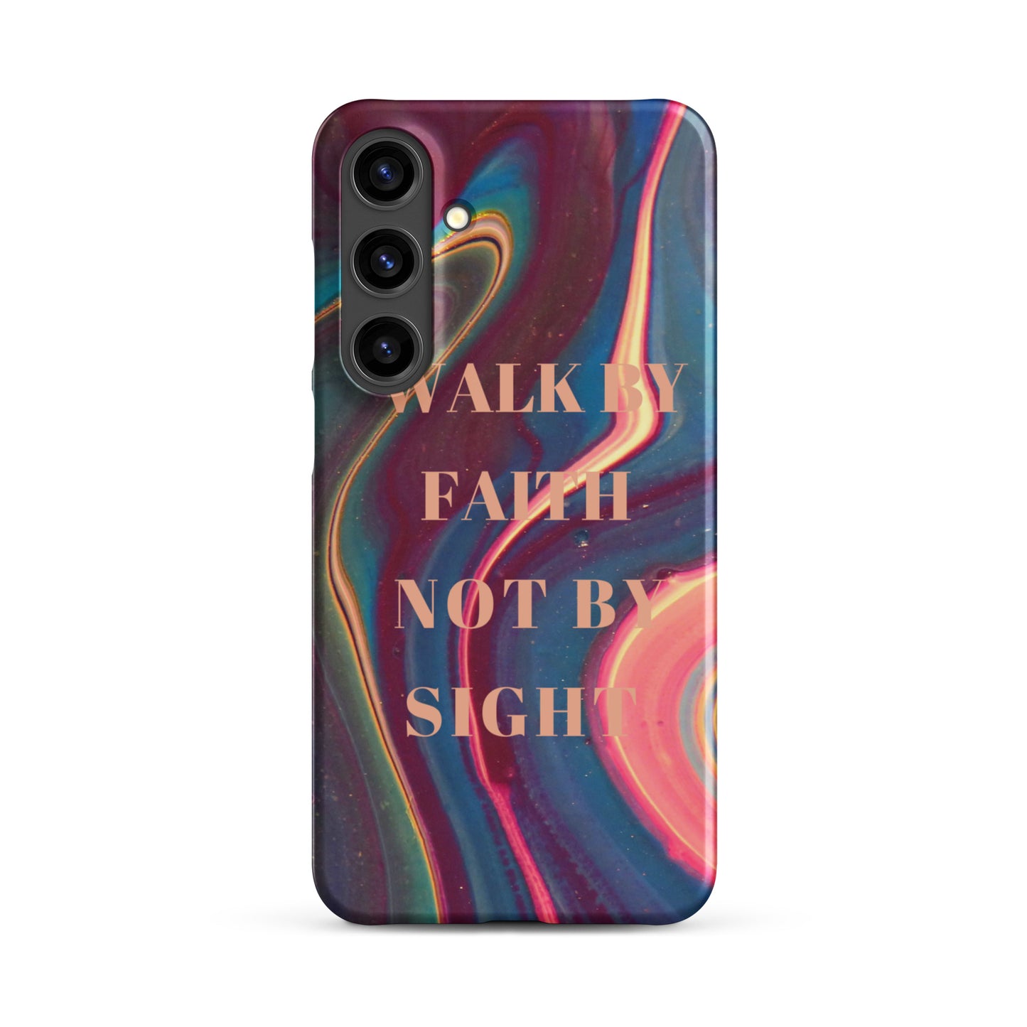 WALK BY FAITH NOT BY SIGHT SNAP CASE FOR SAMSUNG