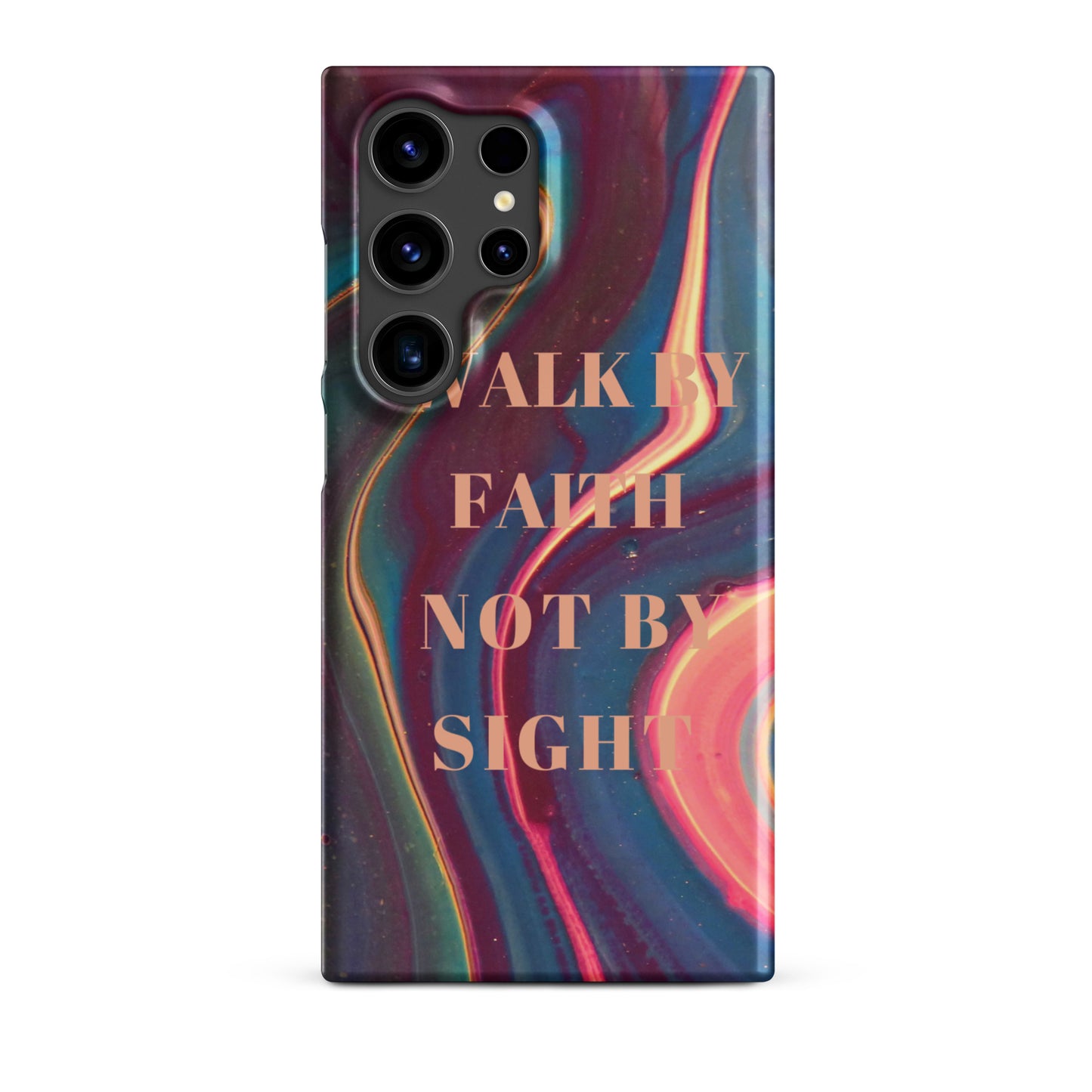 WALK BY FAITH NOT BY SIGHT SNAP CASE FOR SAMSUNG