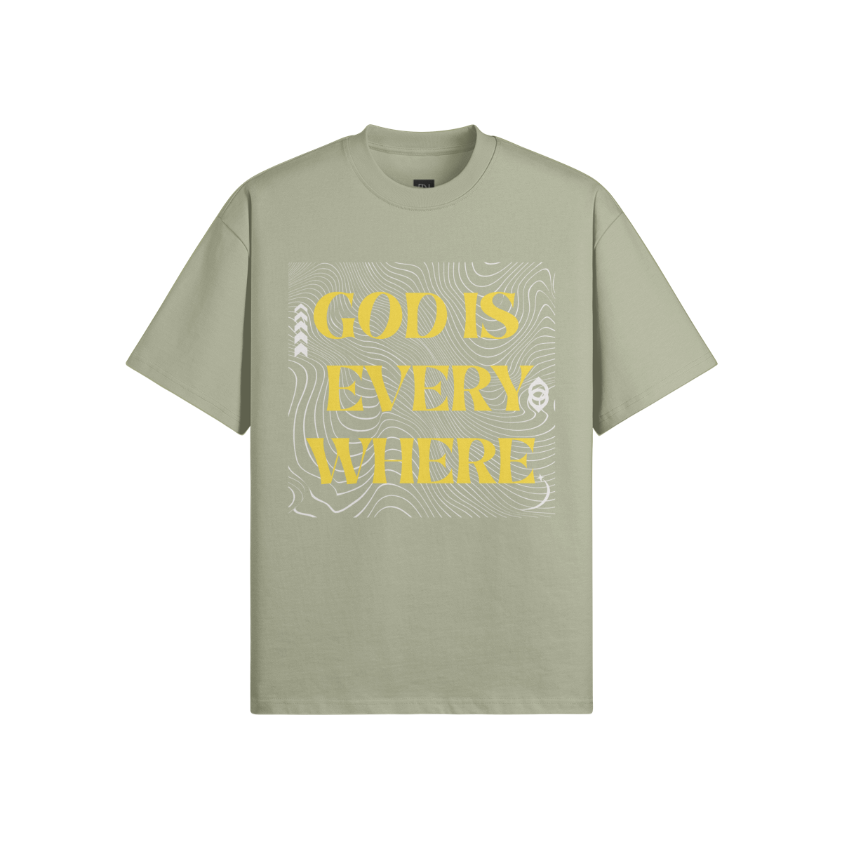 GOD IS EVERYWHERE BOXY T-SHIRT