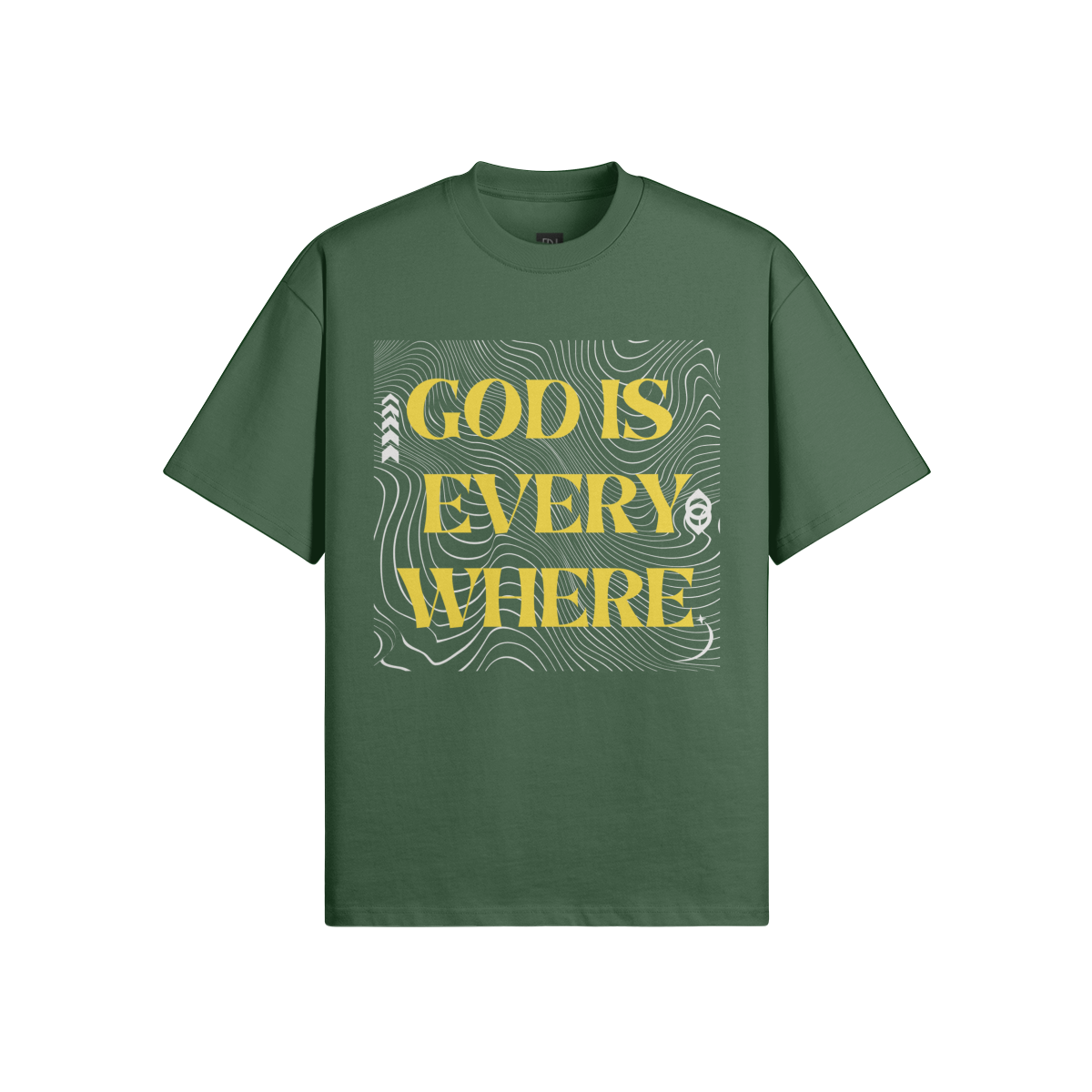 GOD IS EVERYWHERE BOXY T-SHIRT