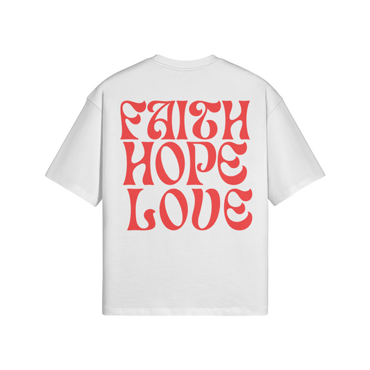 Faith, Hope, Love Boxy T-shirt