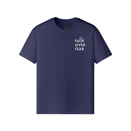 FAITH OVER FEAR CLASSIC CREW NECK T-SHIRT