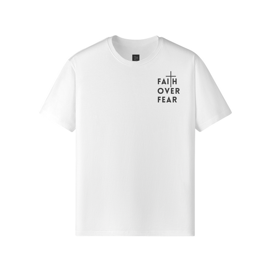 FAITH OVER FEAR CLASSIC CREW NECK T-SHIRT