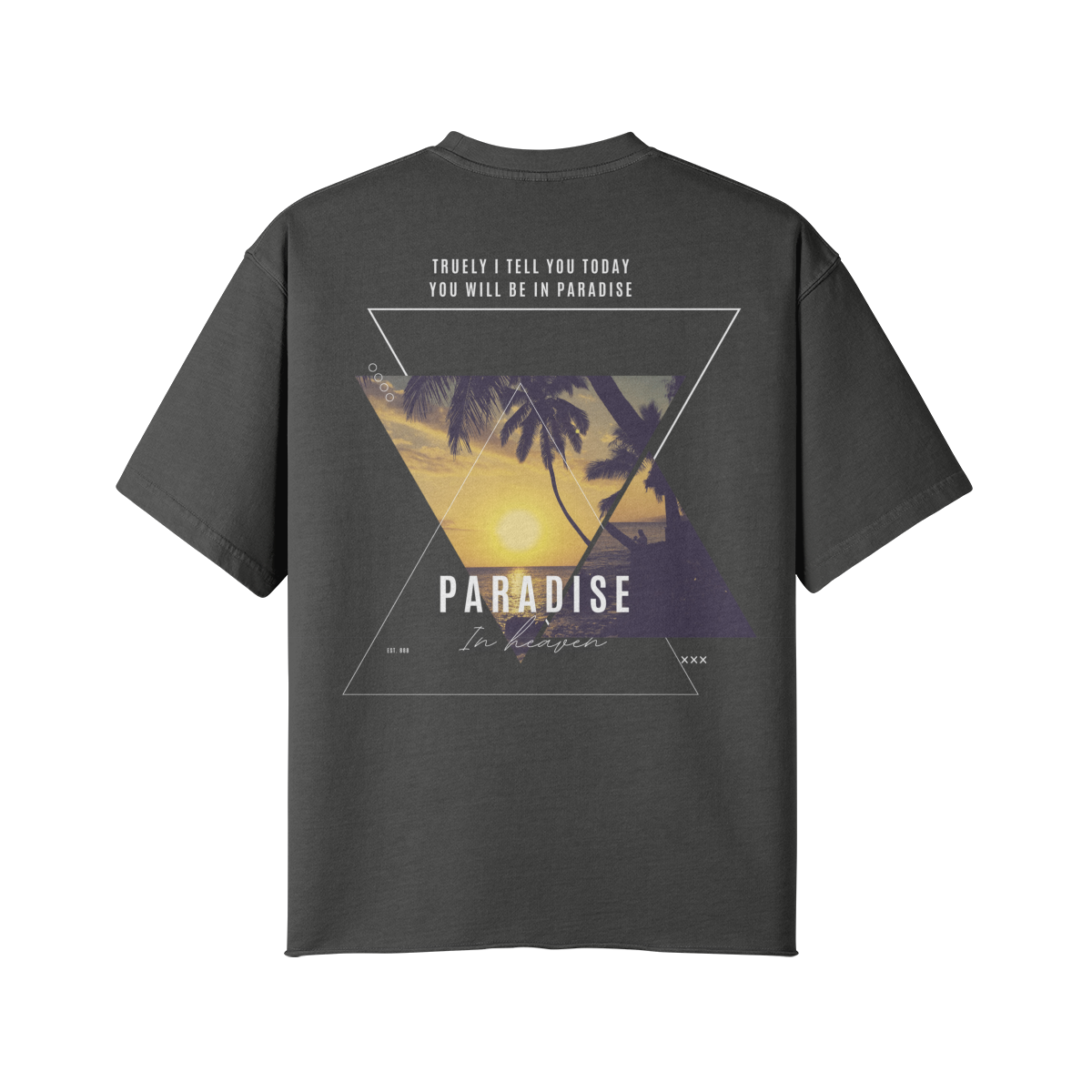 PARADISE FADED RAW HEM T-SHIRT