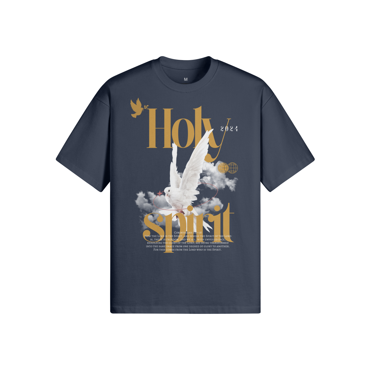 HOLY SPIRIT UNISEX OVERSIZED CREW NECK T-SHIRT