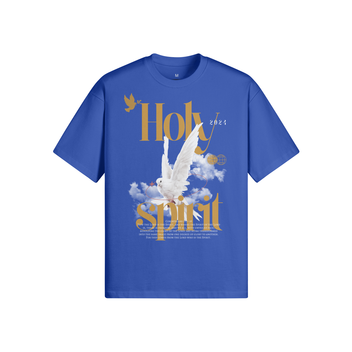 HOLY SPIRIT UNISEX OVERSIZED CREW NECK T-SHIRT