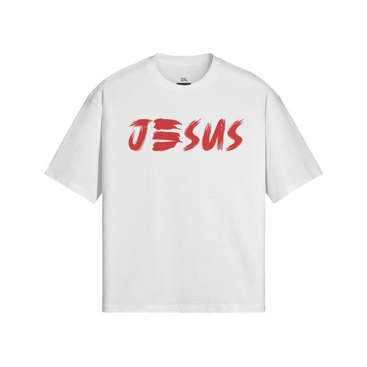 JESUS UNISEX BOXY T-SHIRT