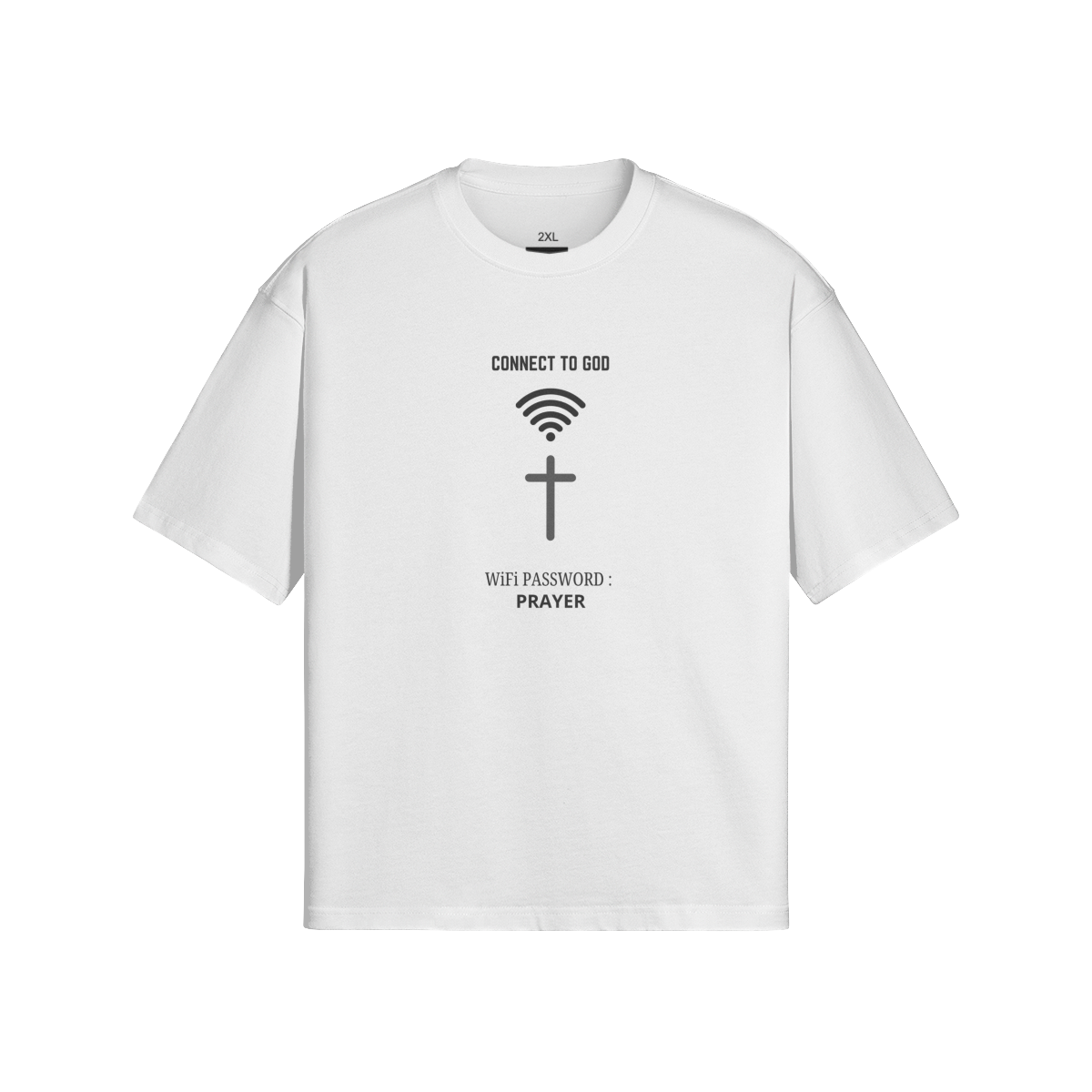 CONNECT TO GOD UNISEX BOXY T-SHIRT