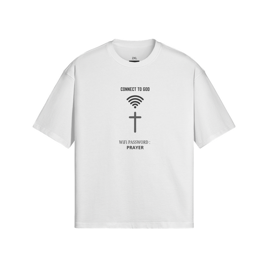 CONNECT TO GOD UNISEX BOXY T-SHIRT