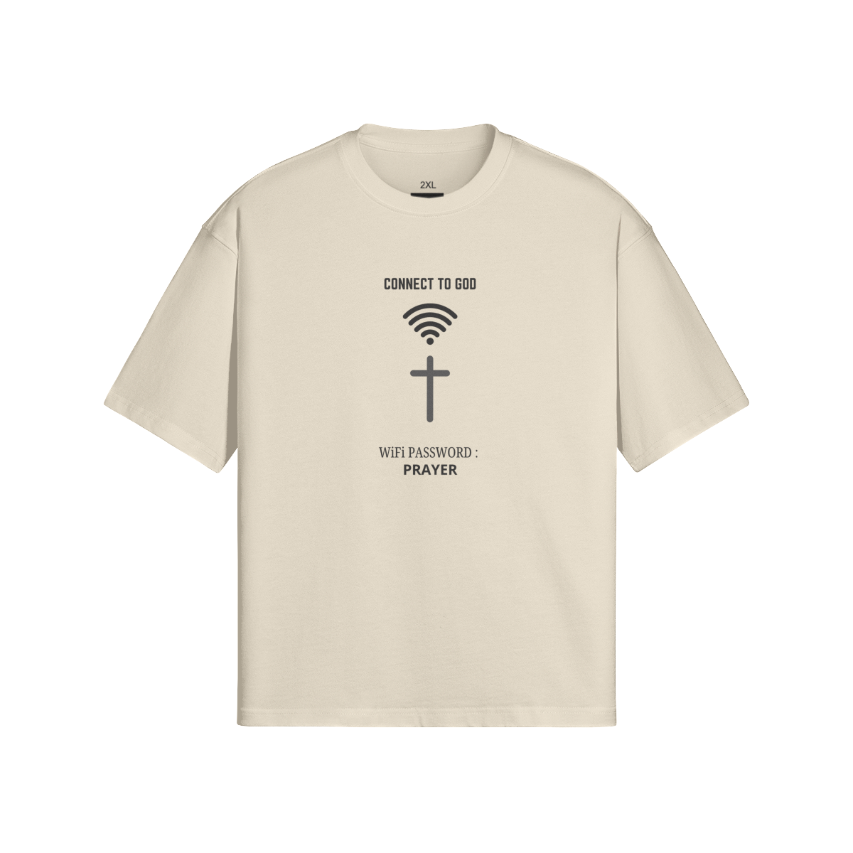 CONNECT TO GOD UNISEX BOXY T-SHIRT