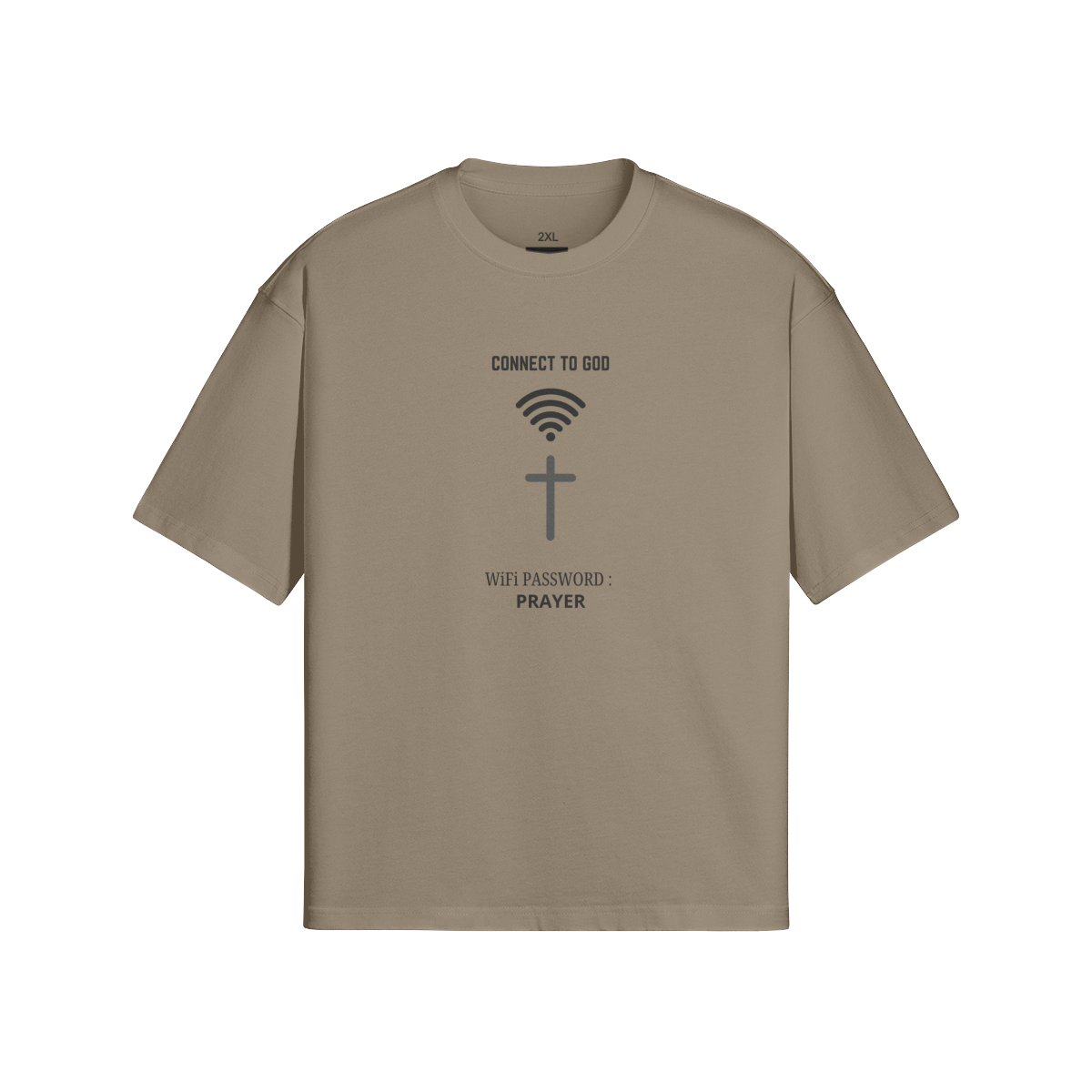 CONNECT TO GOD UNISEX BOXY T-SHIRT